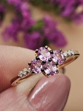 SELTENER 9k Rotgold Ring, rosa