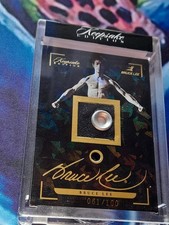 2024 Keepsake Edition Bruce Lee Shoe Relic Card - Black Cracked Ice - 061/100 