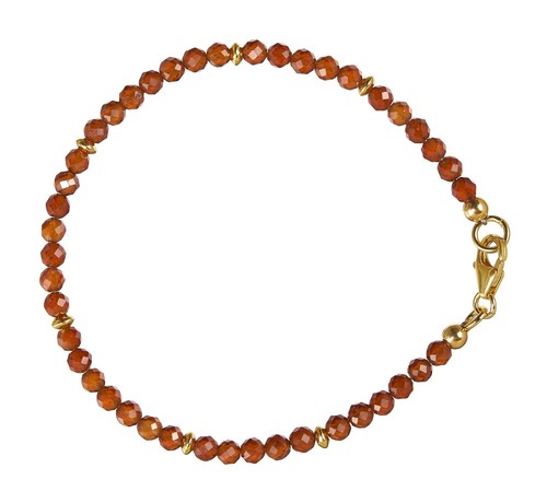 Hessonit armband granat - hessonit,