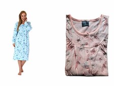 Damen Nachthemd, Knopfleiste