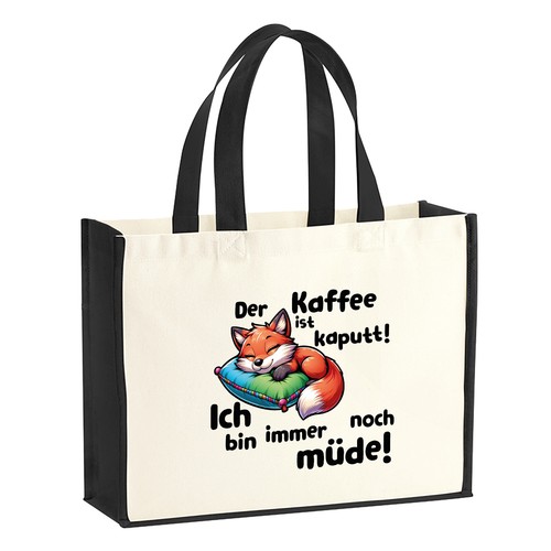 Jutetasche kaffee kaputt immer - kaffee,