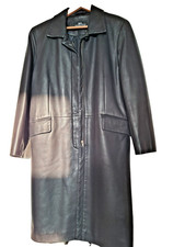 Damen Ledermantel Nappaleder Rosenberg & Lenhart, super weich, wie neu, schwarz