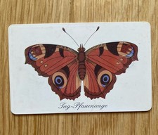 Alte Telekom Telefonkarte „Schmetterling“, 12 DM, gültig bis 2001