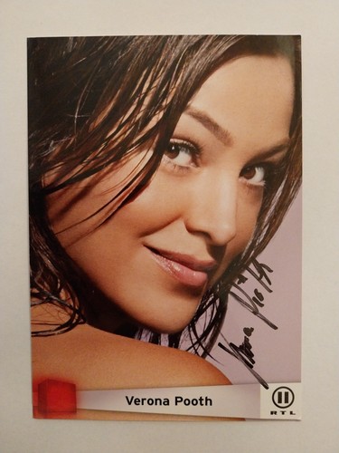 Verona pooth autogramm - pooth,
