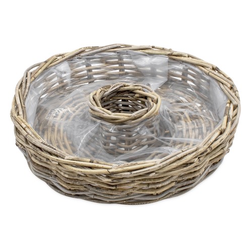 Rattan pflanz ring - rattan, mit