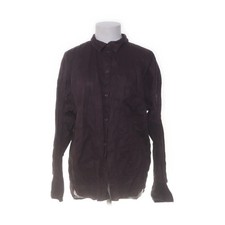 H&M, Hemd, Größe: M, Braun, Leinen, Einfarbig, Damen #Qrh