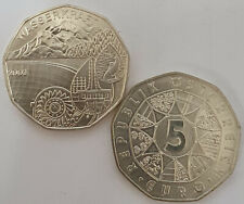 Österreich 5 Euro Silber Stempelglanz unzirkuliert lose 2002 - 2010 zur Auswahl