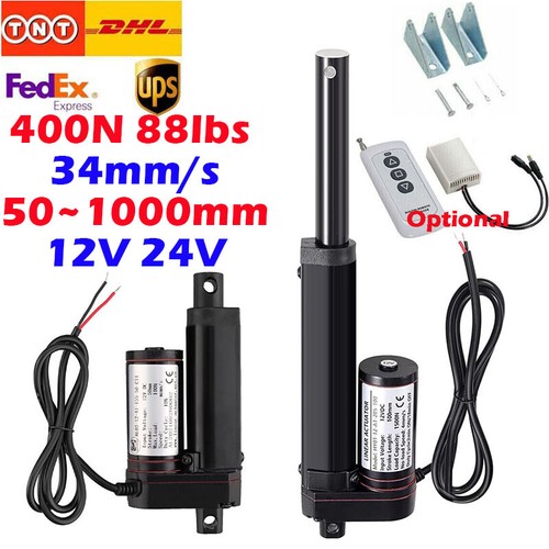 400n 34mm fast 1000mm 12v - 400n, 34mm/s