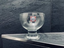 1x Original Langnese Eisbecher Eisschale Dessert Schale 70er Jahre, altes Logo