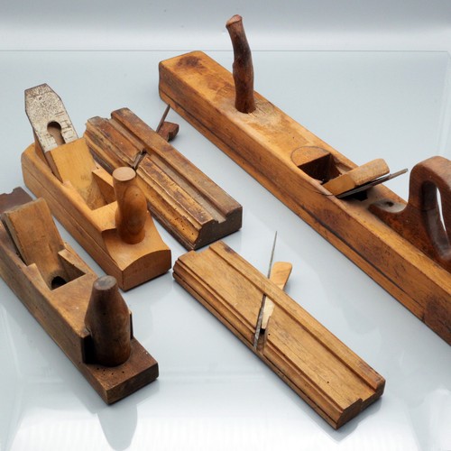 Holz hobel antik set - 5x,