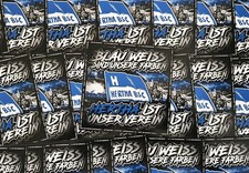 Hertha bsc aufkleber kleber - aufkleber,