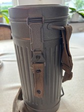 Deutsches Reich / Wehrmacht / Auer/  Gasmaskendose 1944 Heer Landser 2WK WW2