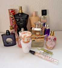 Konvolut leerer Duft‑ und