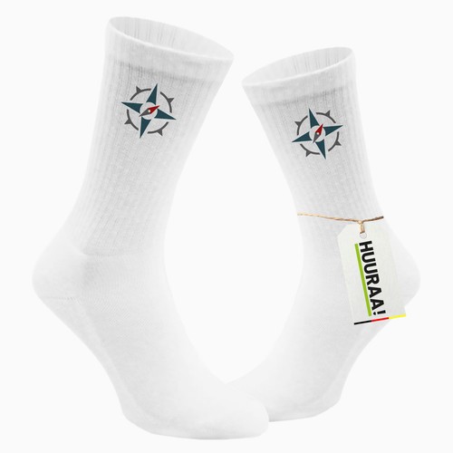 Socken kompass bussole - socken,