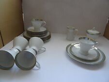 Rosenthal Form 2000 Gala Blau Kaffeeservice 6 Personen 20 Teile