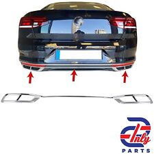 Edelstahl Chrom Auspuff Attrappen Blenden für Volkswagen Passat B8 (ab 2019)