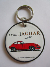 E Type Jaguar Schlüsselanhänger Key Chain Ø 5,3 cm
