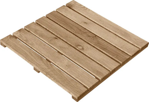 Holzfliese cm braun - x, 50