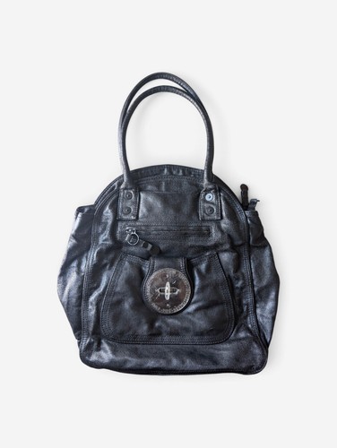 Diesel schwarze ledertasche - diesel,