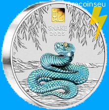 Lunar 3 Snake 1 KG Silver
