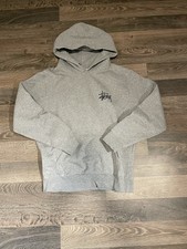 Grauer Stüssy Hoodie