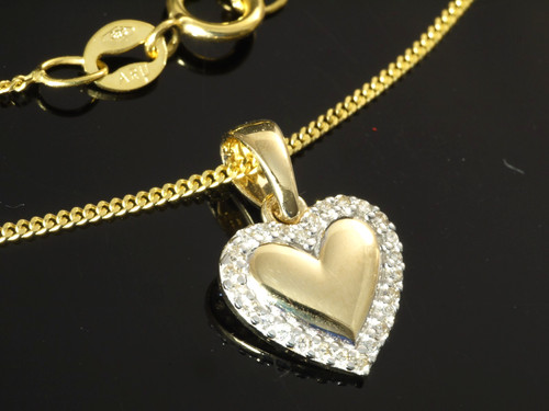 585 gold mini herz - 585,