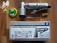 NEU BGS Mini Exzenterschleifer 50mm Metall Pneumatisch Druckluftschleifer #123