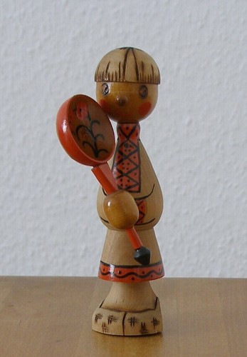 Antike holz puppe holzfigur - holz-puppe,,