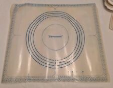 Tupperware Vintage Backunterlage, Backzubehör, durchsichtig-blau, gebraucht, rar
