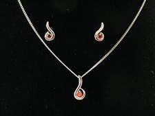 585 Weissgold SET Kette