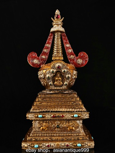 Alter buddhismus kupfer - 13,2",