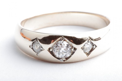 Diamant ring antik altschliff - diamant,