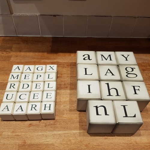Holz alphabet buchstaben - holz,