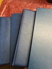 2 Lindner Ringbinder in blau mit Kassette 