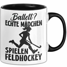 Feldhockey-Spielerin Tasse
