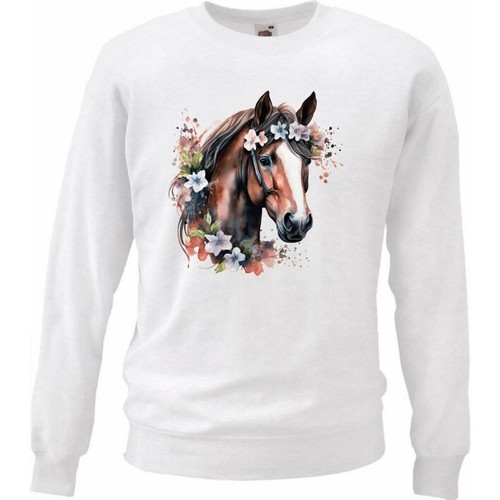 Sweatshirt sweater pferde - sweatshirt,