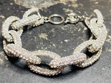 Luxus Design Pave Silber