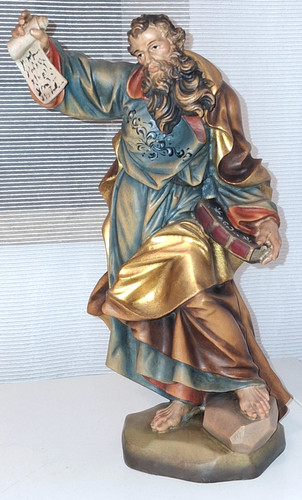 Holzfigur geschnitzt hl - holzfigur, geschnitzt,