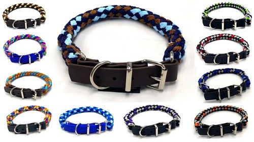 Hundehalsband rundgeflecht