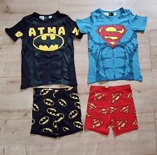 Kinder Jungen Schlafanzug 2 Stück von H&M Größe 134/140 Superman / Batman