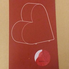 IKEA Strala Herz Leuchte 30cm Rot 604.066.53 Tischleuchte NEU OVP Fensterleuchte