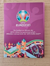 Sammelmappe EURO 2020 für Die Goldbarren-Münzen der UEFA EM
