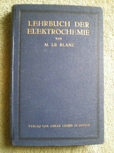 Lehrbuch der elektrochemie - der,