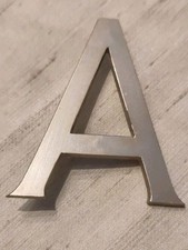 Vintage Aluminium Buchstaben