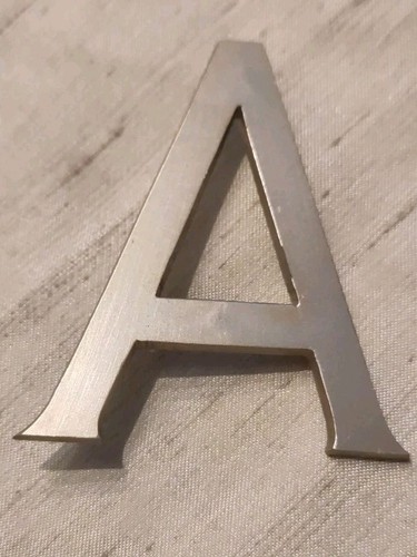 Vintage aluminium buchstaben - aluminium,