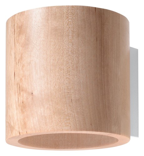 Naturholz wandlampe orbis - naturholz,