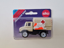 SIKU 1026 UNIMOG MIT VERDECK BEIGE ROTES KREUZ OVP