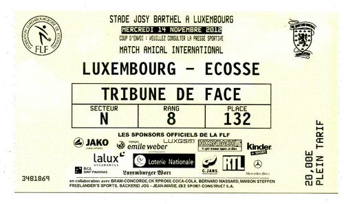 Ticket lsp luxemburg - lsp,