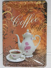 Blechschild   Coffee Kaffee