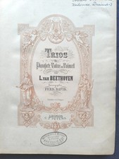 Musiknoten L. van Beethoven